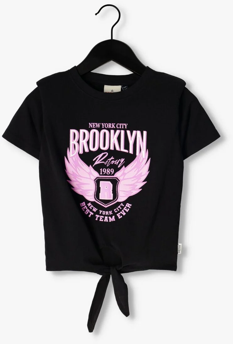 RETOUR zwarte retour t-shirt monica