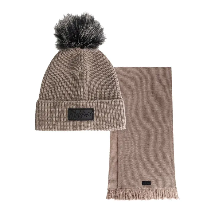 Malelions Knitted Beanie en Sjaal Set Dames
