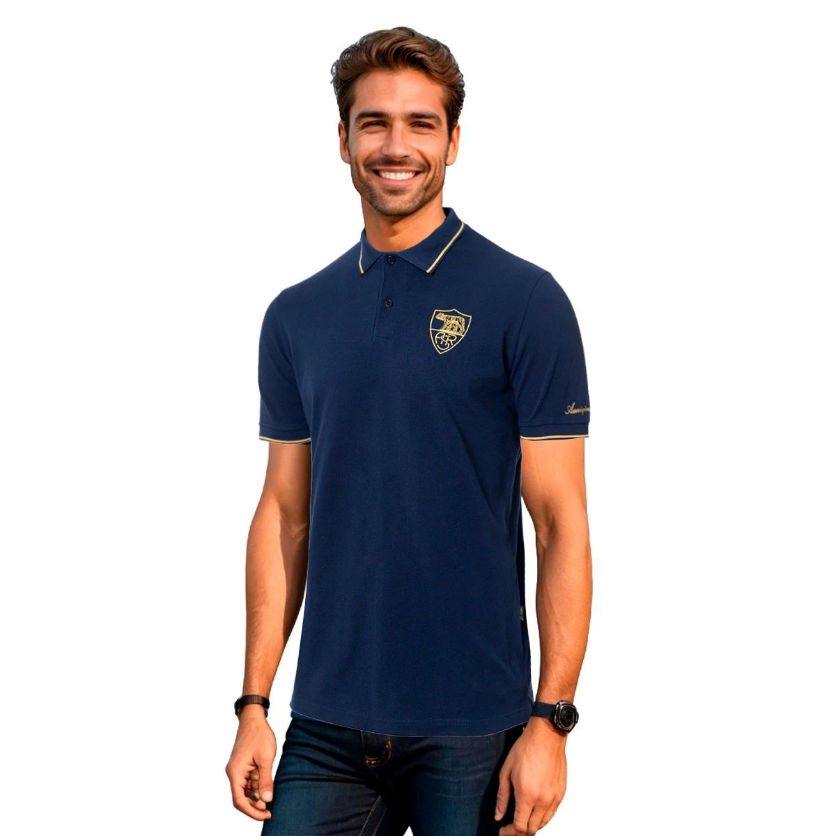 Polo COPA Coleção AS ROMA Edição Limitada