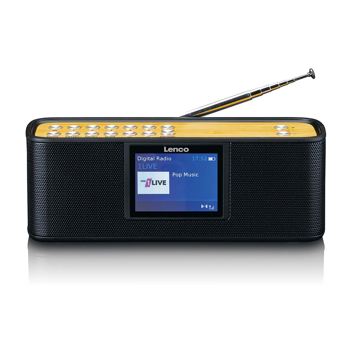 Lenco PDR-045BK Draagbare DAB+ radio met Bluetooth