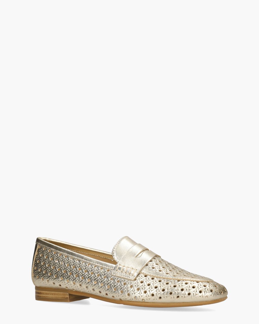 Di Lauro Toska Goud Damesloafers