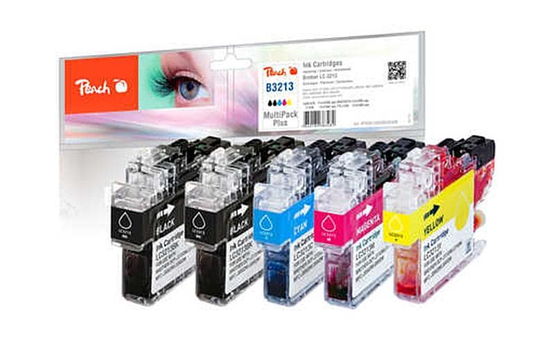 Tinte Brother LC-3213 C, M, Y, 2x BKTintenset: Cyan, Magenta, Yellow, 2x Black