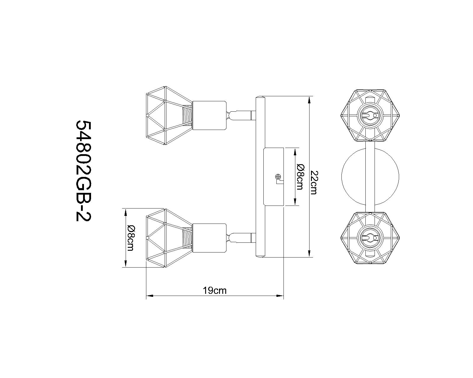 Wand-/Deckenspot XARA I