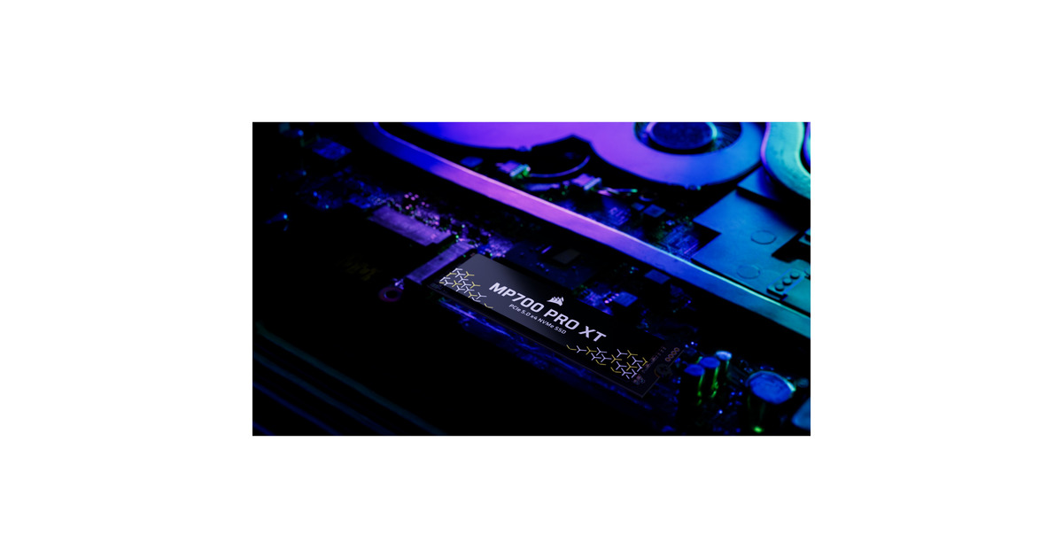 CorsairMP700 PRO XT 2 TB SSD  (Zwart, PCIe Gen5 x4 NVMe 2.0, M.2 2280, 3D TLC NAND)