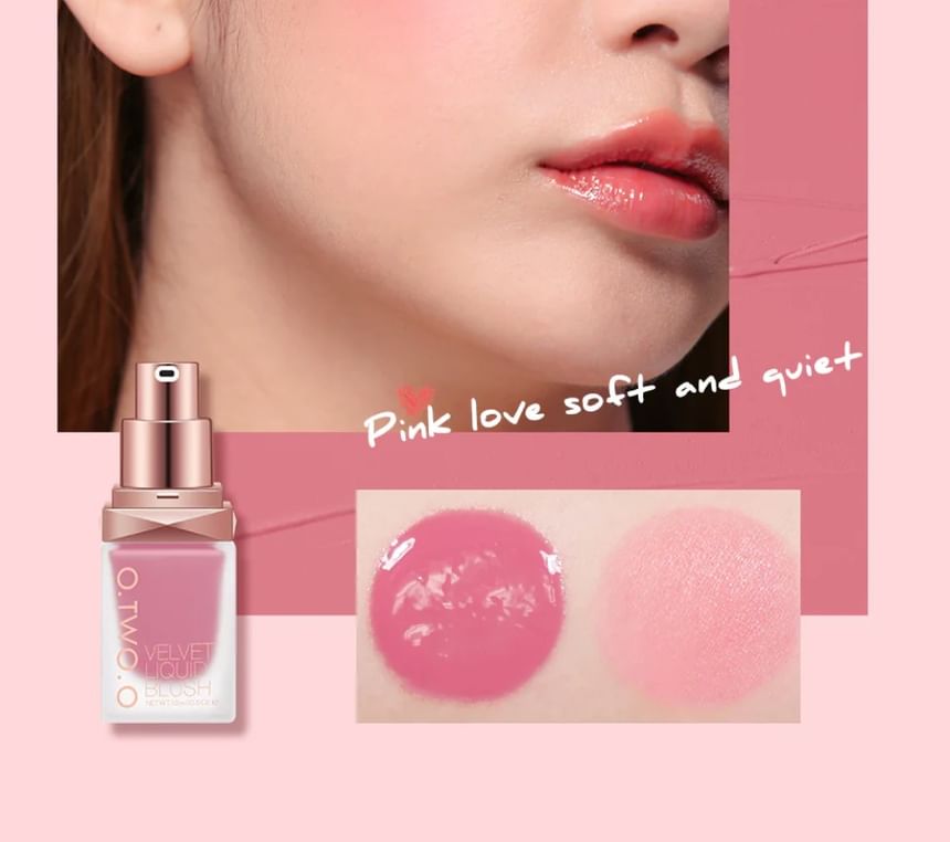 O.TWO.O - Vloeibare Blush - 4 Kleuren