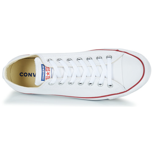 Converse - CHUCK TAYLOR ALL STAR LEATHER OX - Blanc