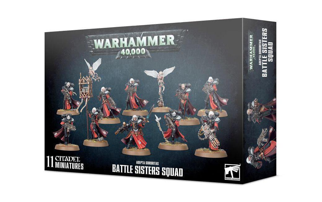 Figurenset Warhammer 40.000 Battle Sisters SquadBausatz für 11 Figuren