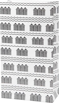 Papirposer - Sort Hvid - 21X6X12 CM - 80 G - 10 Stk
