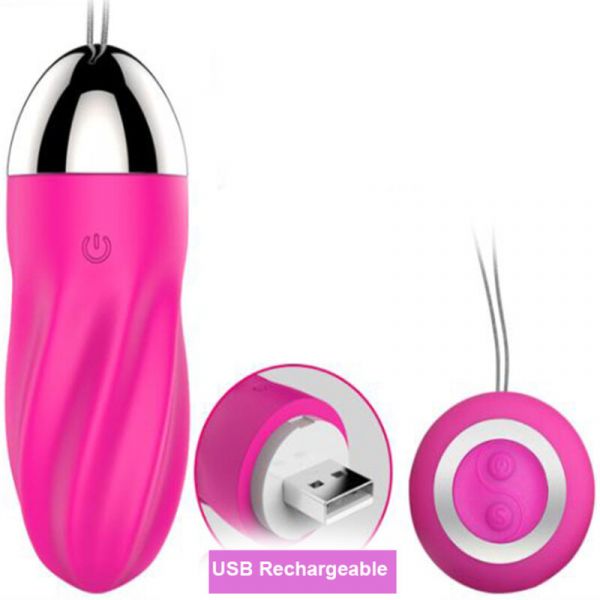 Armony Ovo Vibrante Espiral Sweety Controle Remoto Rosa