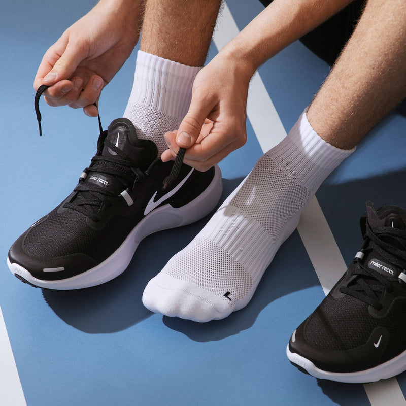 Mittelhohe Laufsocken Herren & Damen Grau