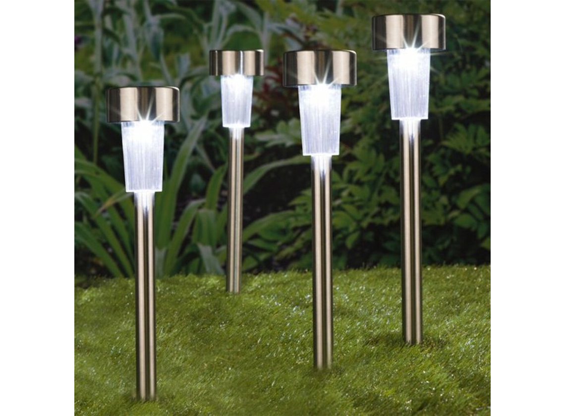 Pro Garden solar cilindervormige grondlampen - 5 stuks