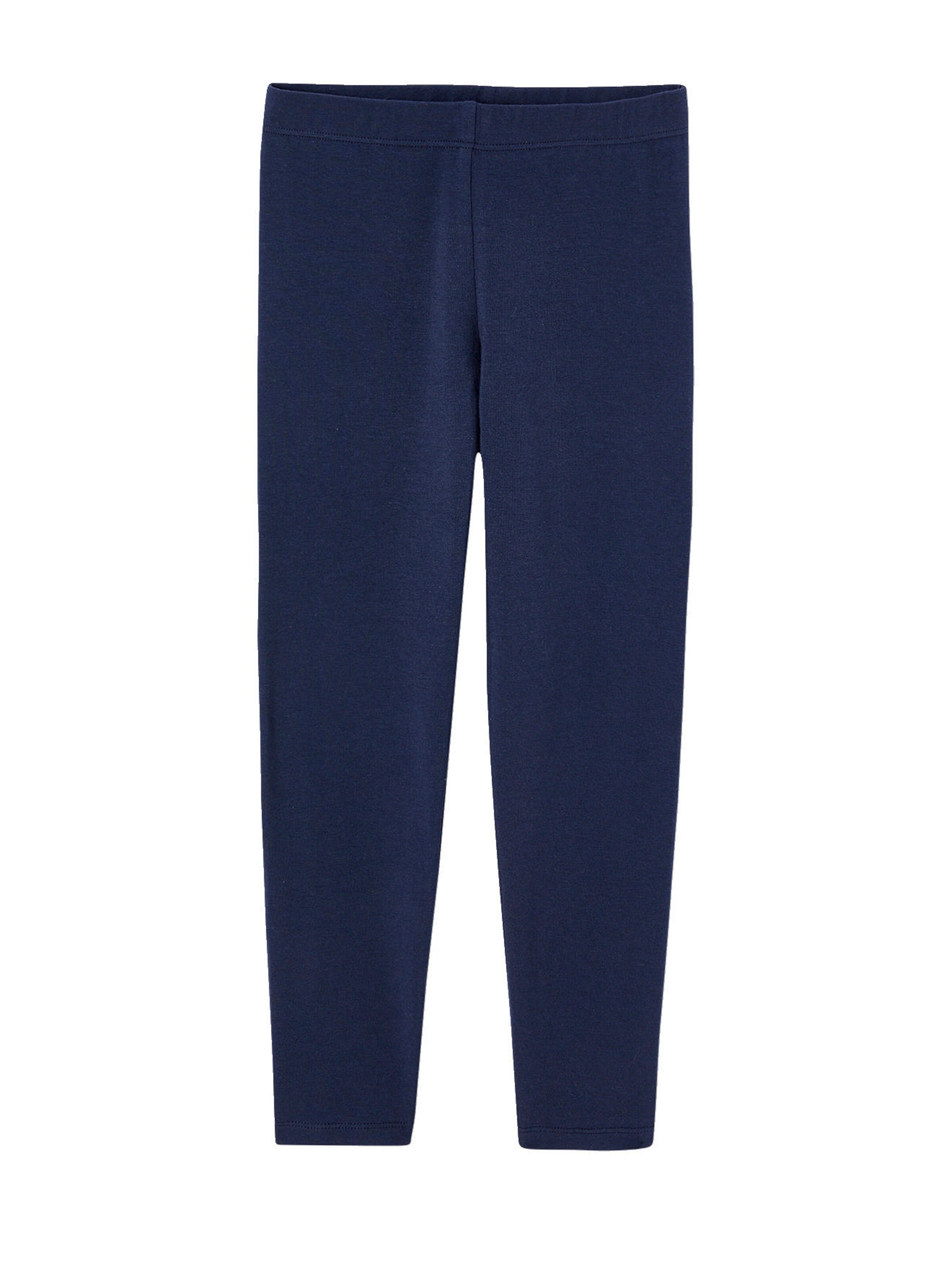 Vertbaudet Gestreiftes Mädchen Flanell-Nachthemd & Leggings rosenholz