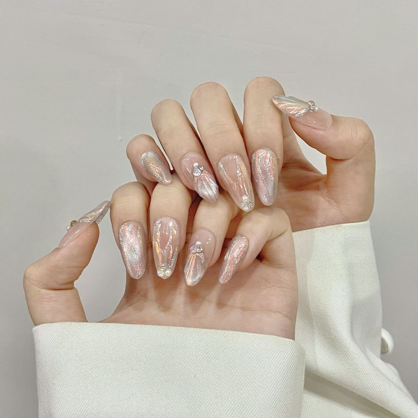 eovda - Versierde Press On Nail