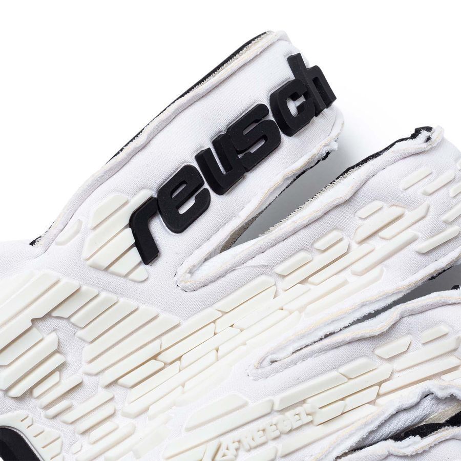 Reusch Gants de Gardien Attrakt FreeGel Gold X Evolution Shine Bright - Blanc/Noir