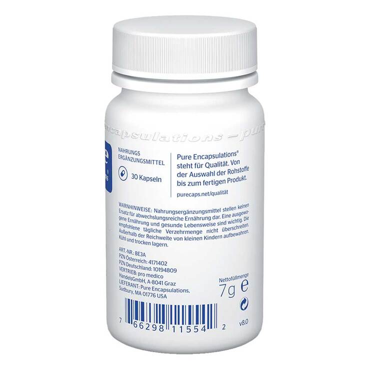 Pure Encapsulations Beta Carotin Kapseln, 30 St