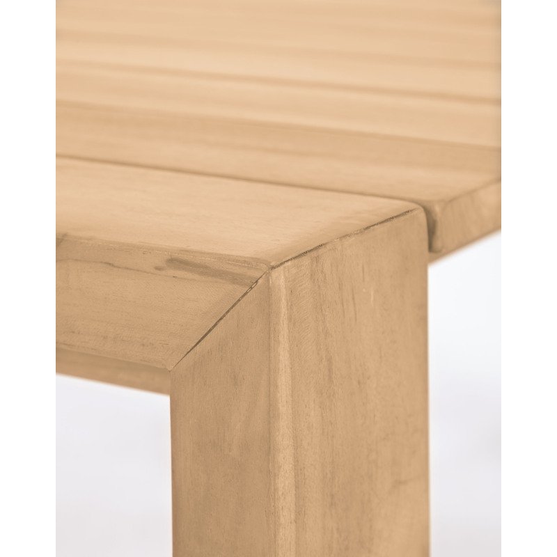 Table d'extérieur rectangle Victoire - bois de teck massif - L 200 x  P 100 cm