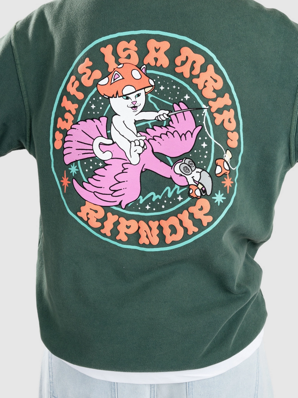 RIPNDIP Take A Trip Hoodie alpine green