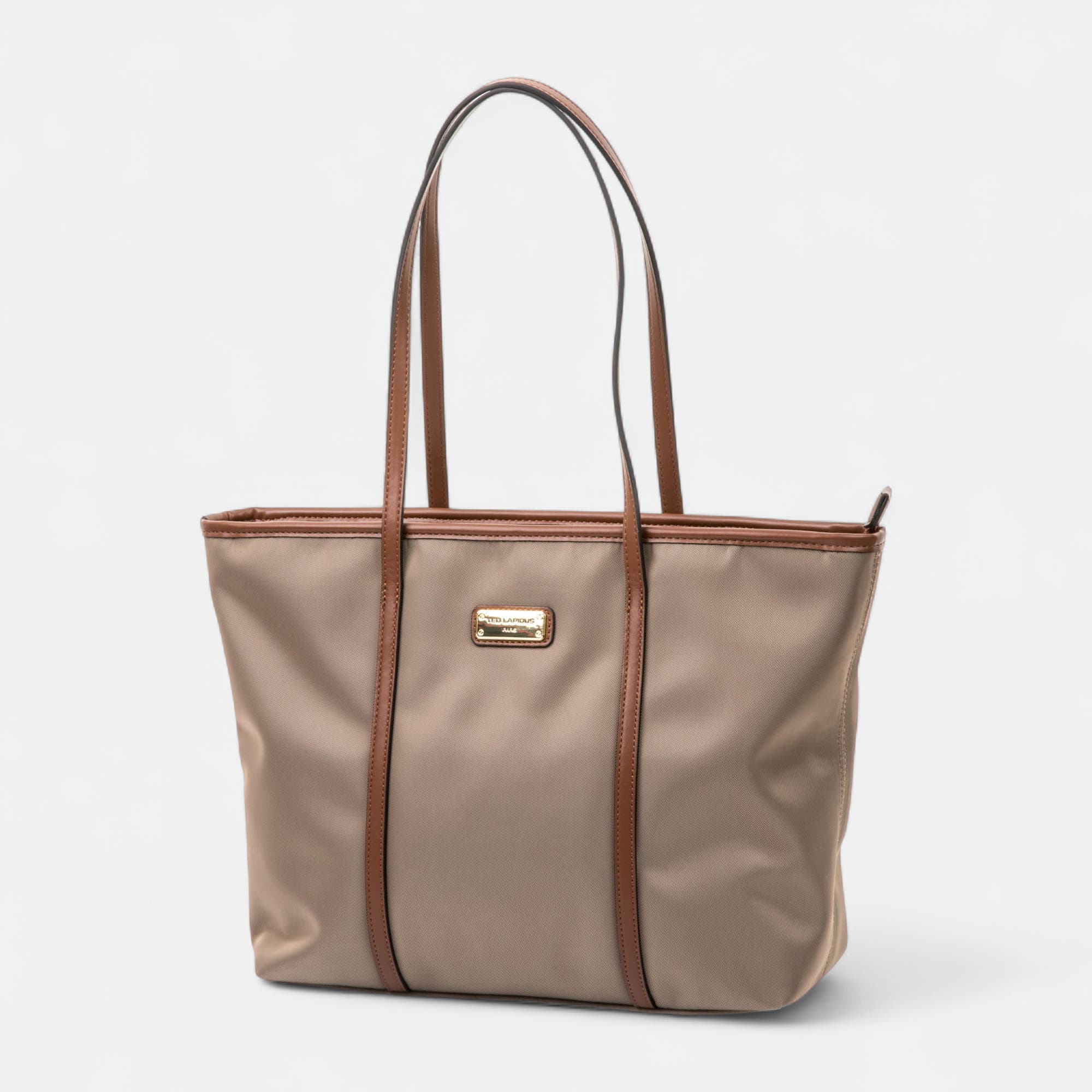 Sac de shopping beige