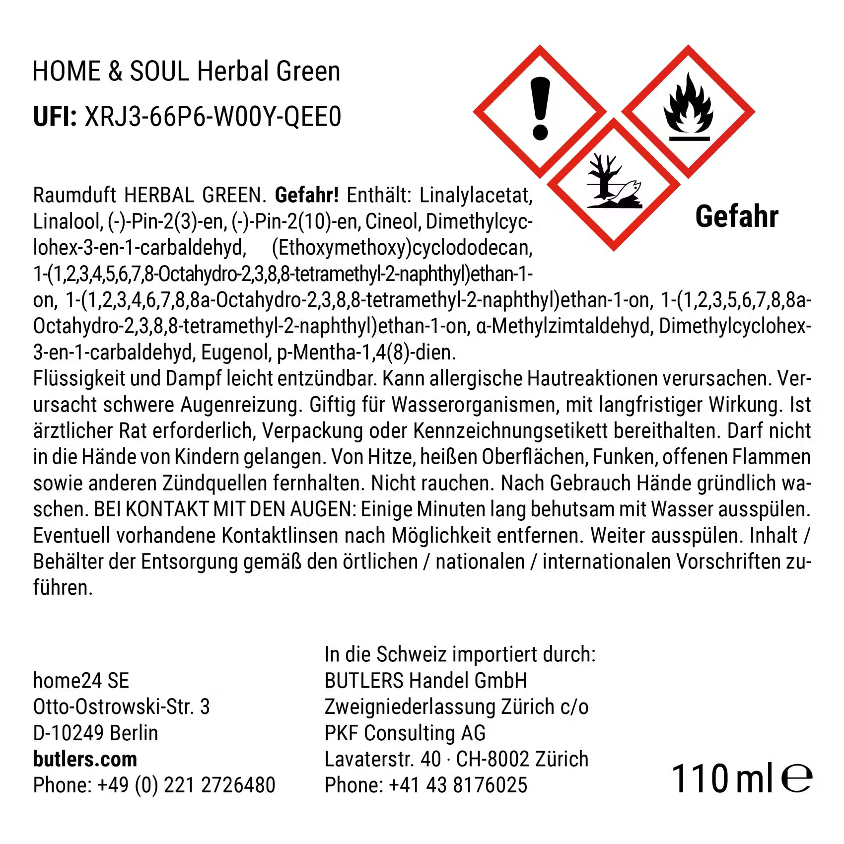 HOME & SOUL Raumduft X Herbal Green