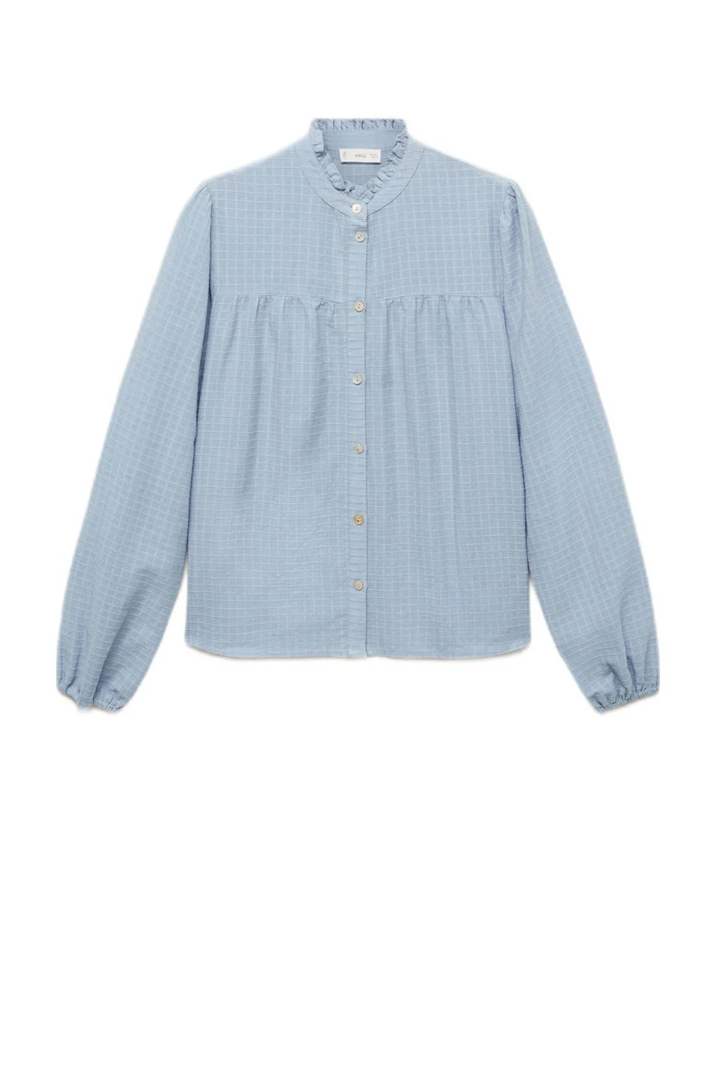 MANGO TEEN blouse lichtblauw