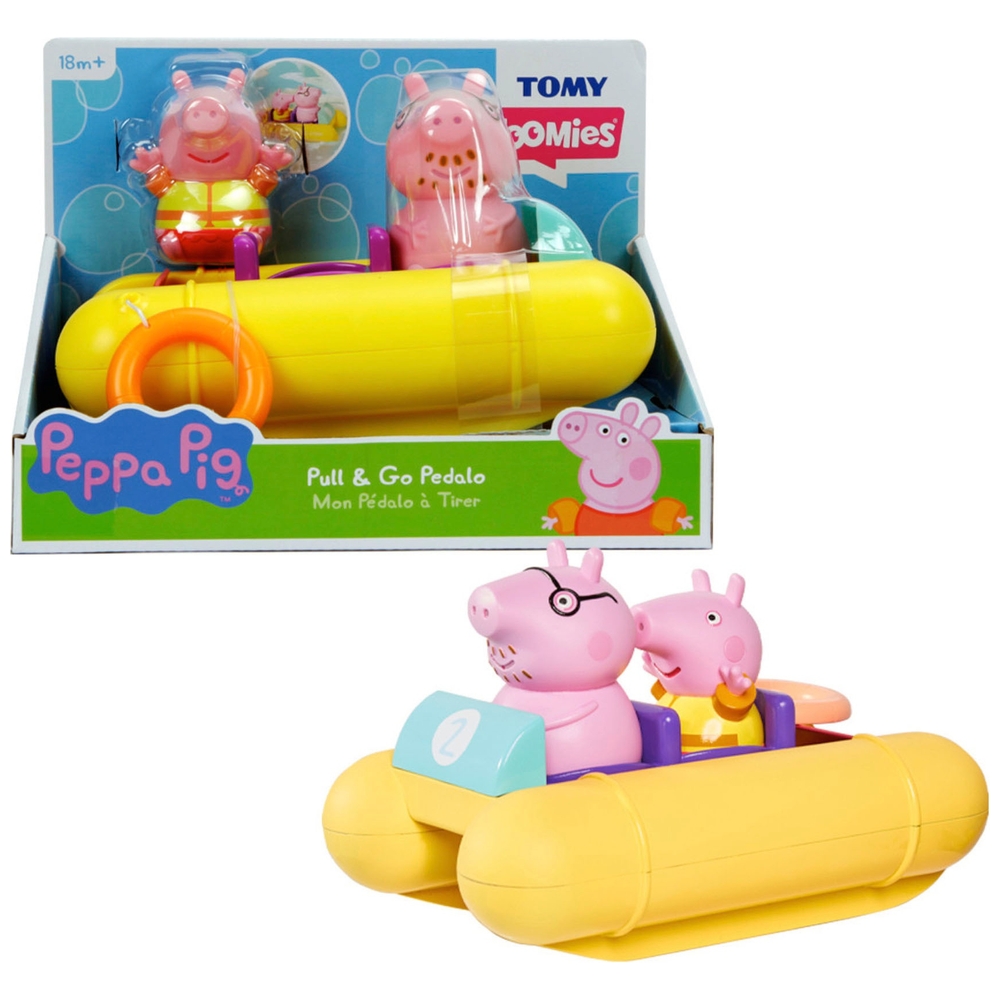 TOMY Toomies Peppa Pig Tretspielzeug Badespielzeug