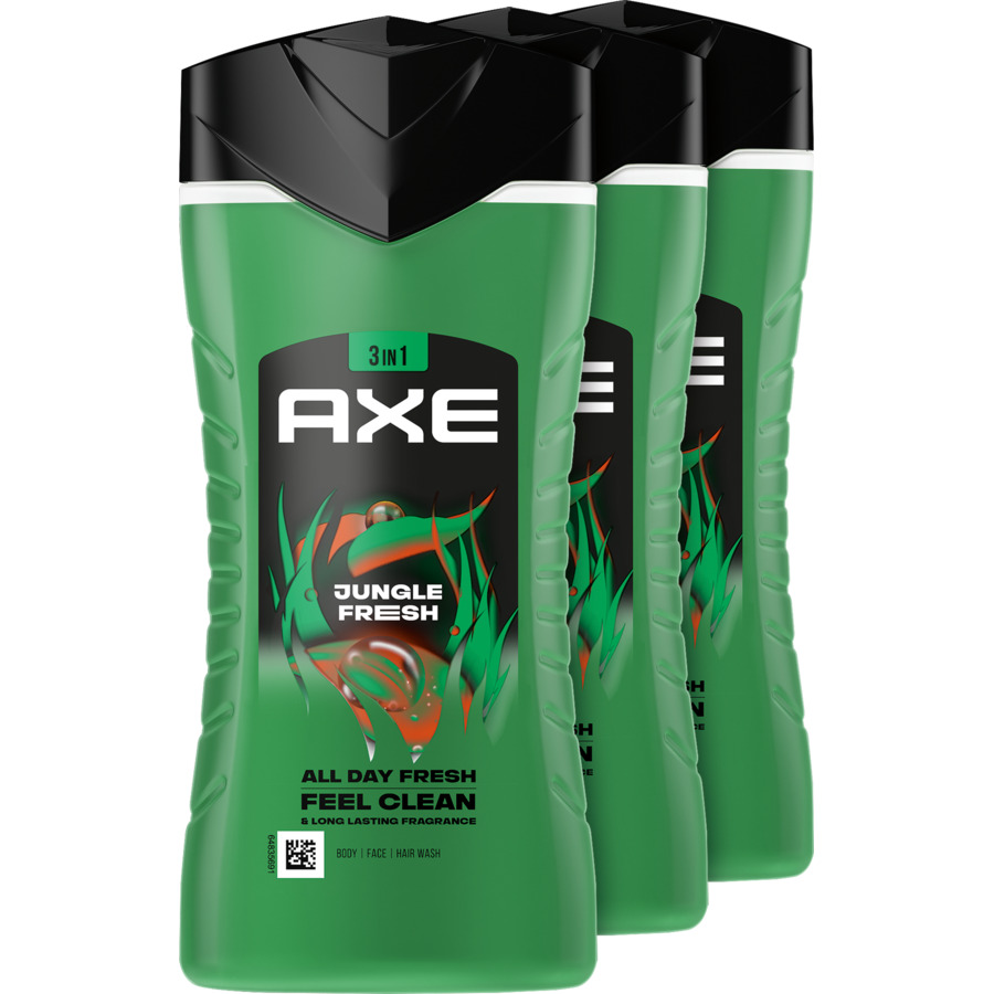 Axe 3in1-Duschgel Flaxe Limited Edition 3 x 250 ml