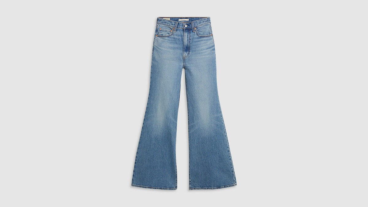Calças jeans Levi's com sinos na caixa torácica