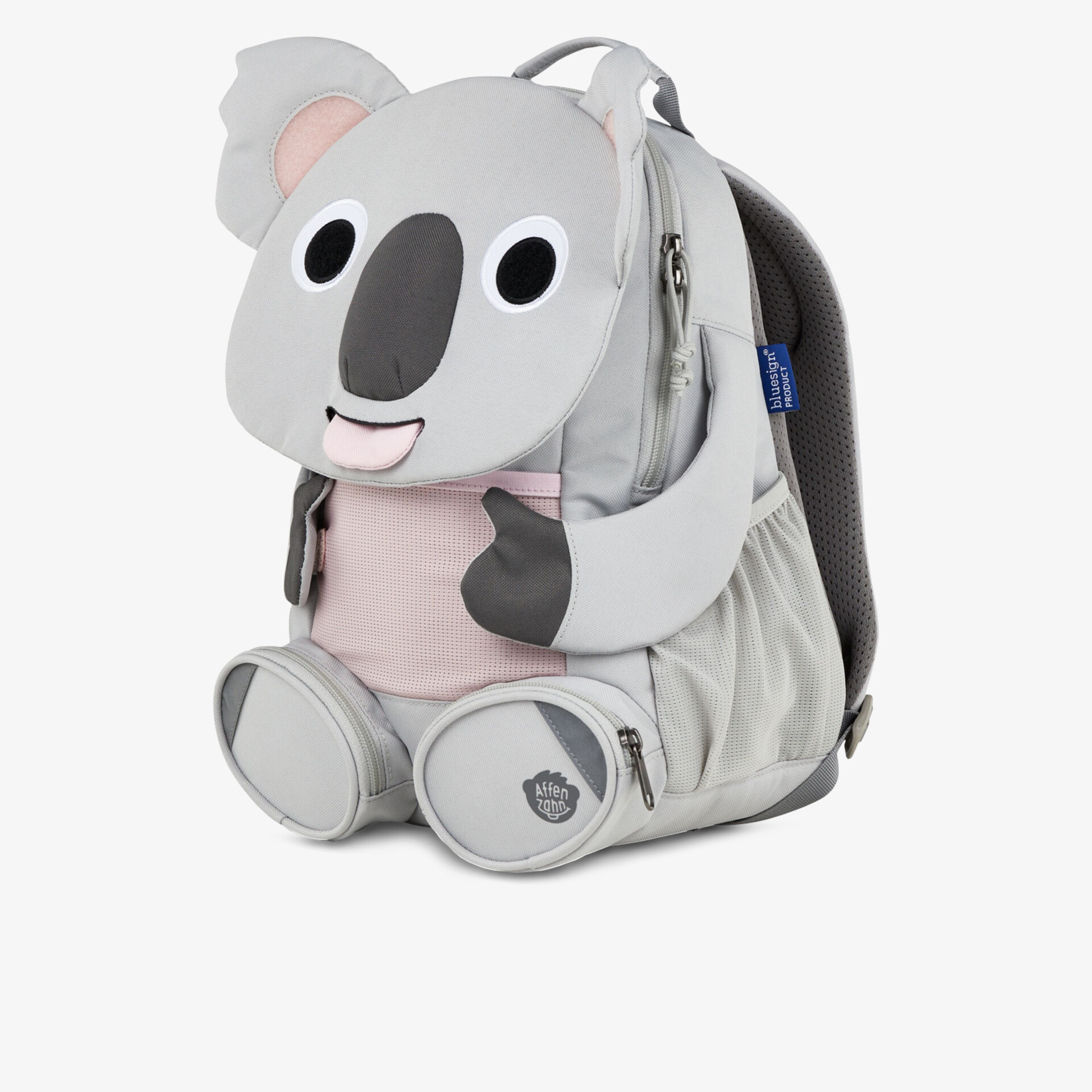Affenzahn Kinder Rucksack grau