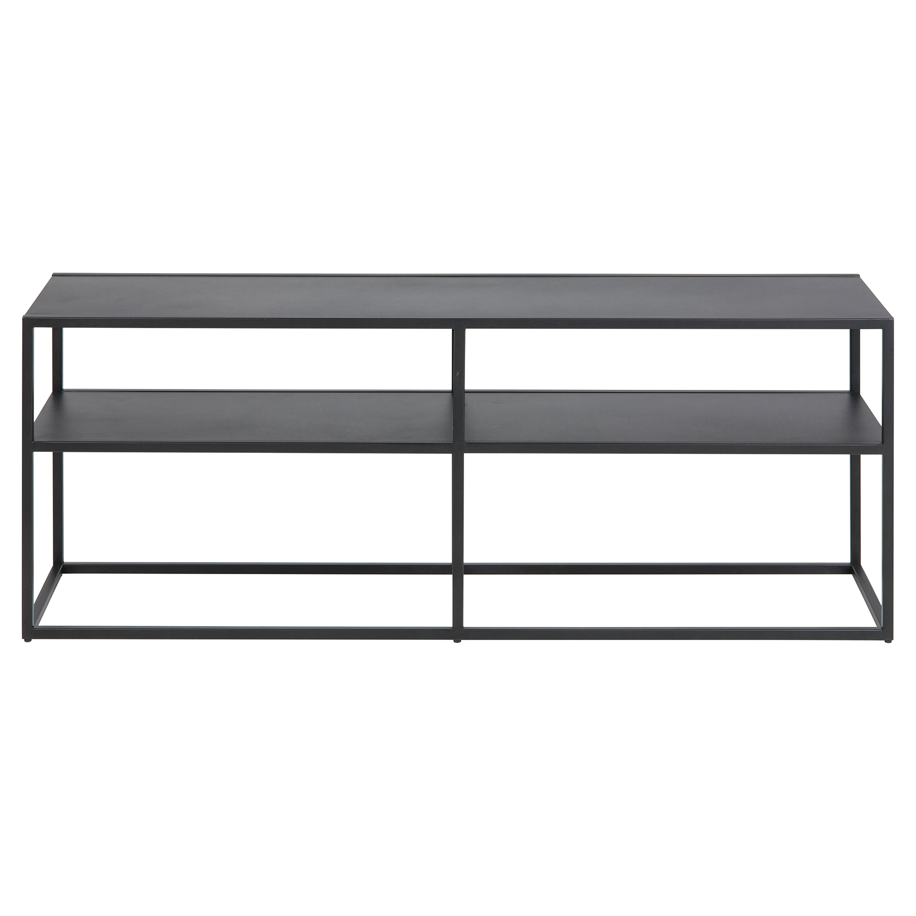 TV-Tisch NEWTON - schwarz matt - Stahl