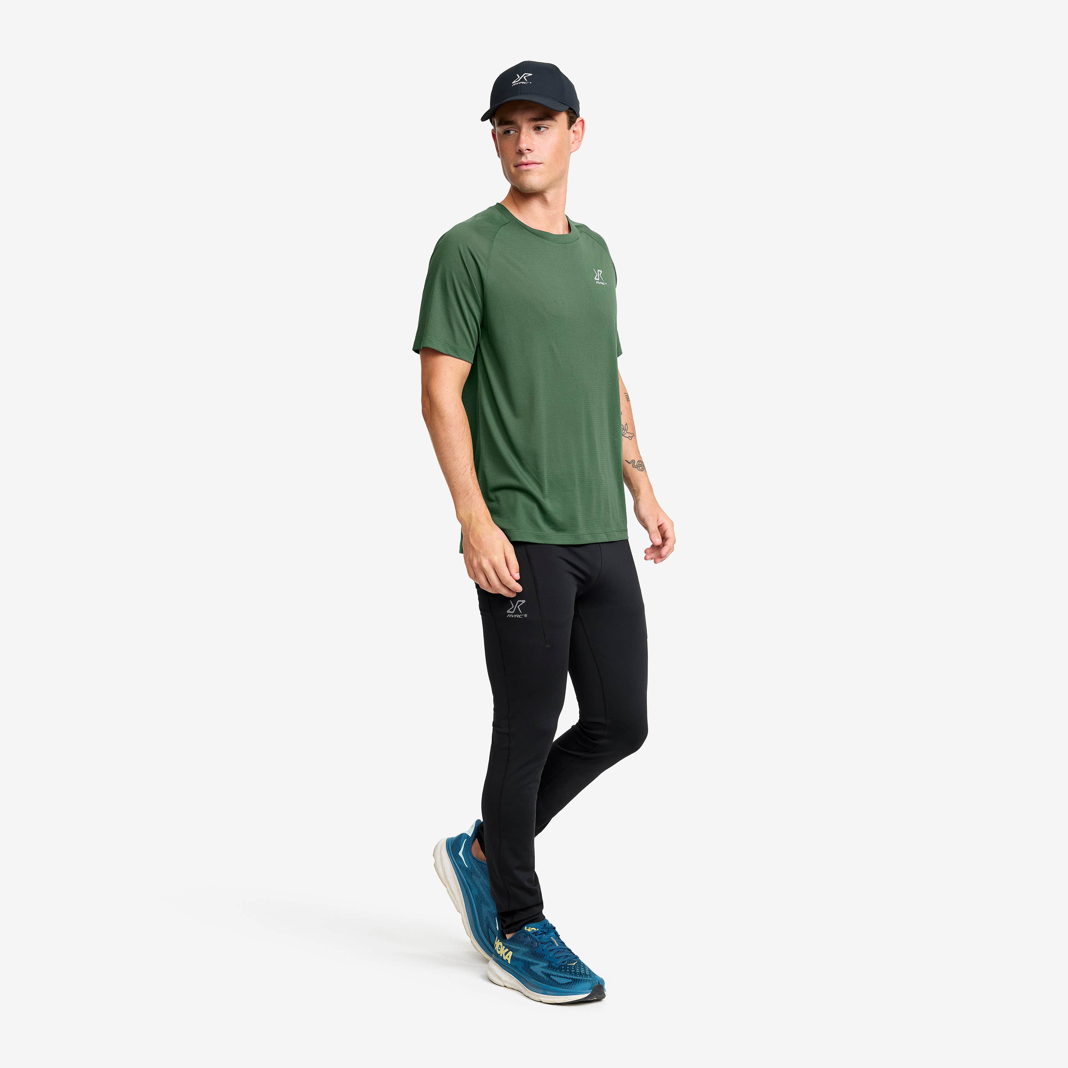 Intensity Light Crew Neck T-shirt Herre Garden Topiary