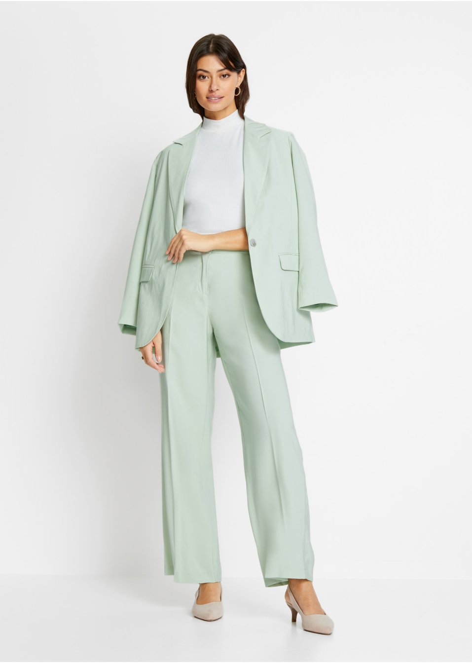 Pantalon à jambes larges