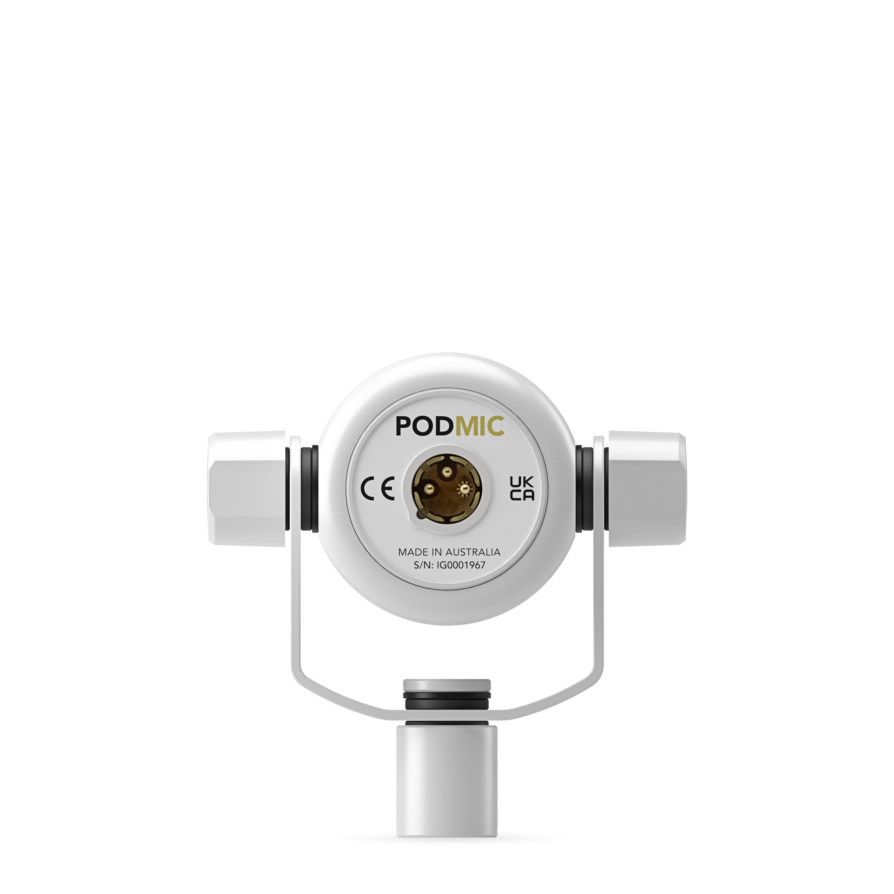 RØDE PodMic podcast microfoon wit