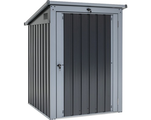 WESTMANN enkele opbergbox inclusief gasveren, 104 x 101 x 134 cm, antraciet