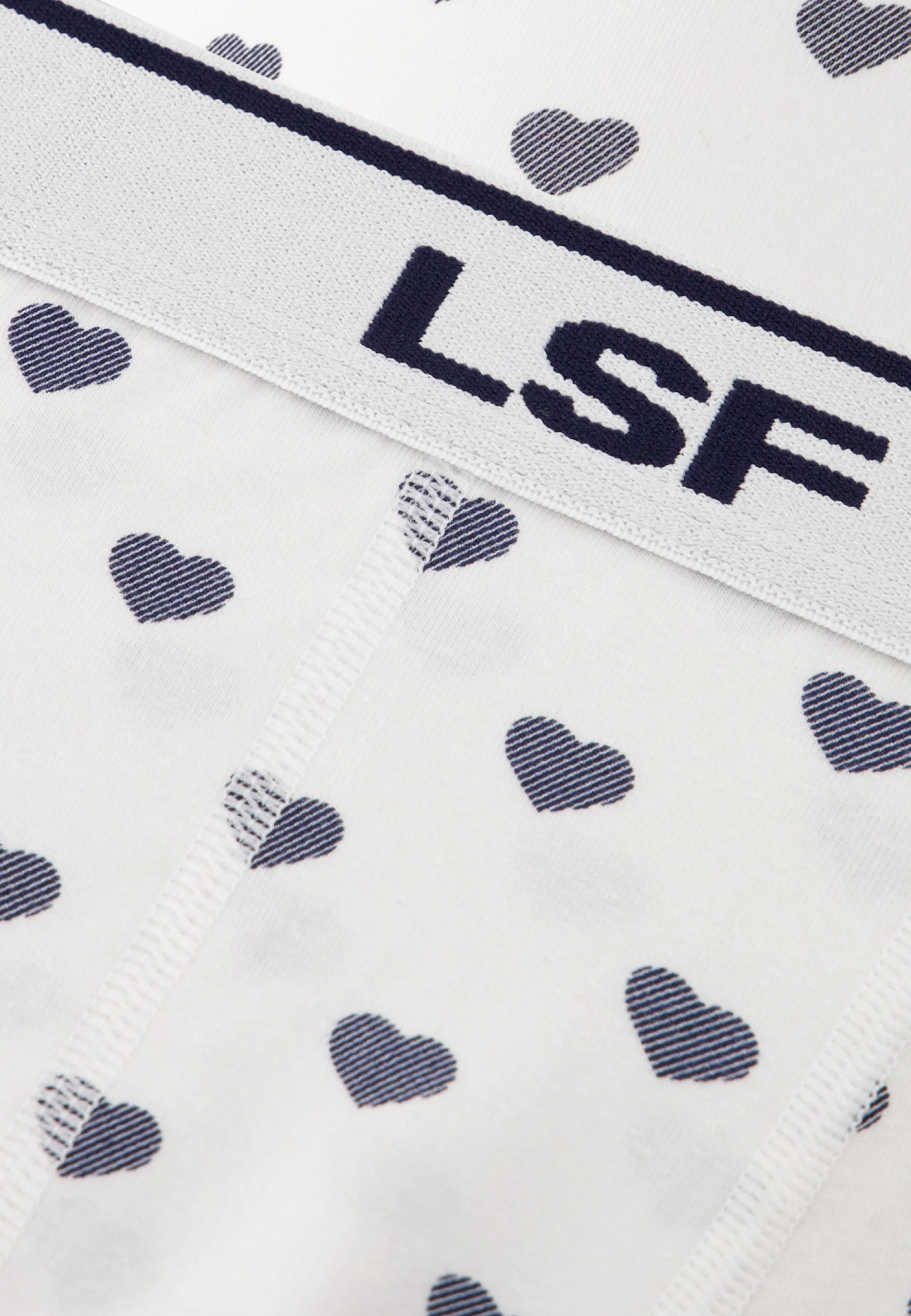 Sept boxers en coton-Pack Semainier Boxer Redoutable Marine Blanc Noir Gris Bleu Jean Rouge Marius Petit Cœur Marine