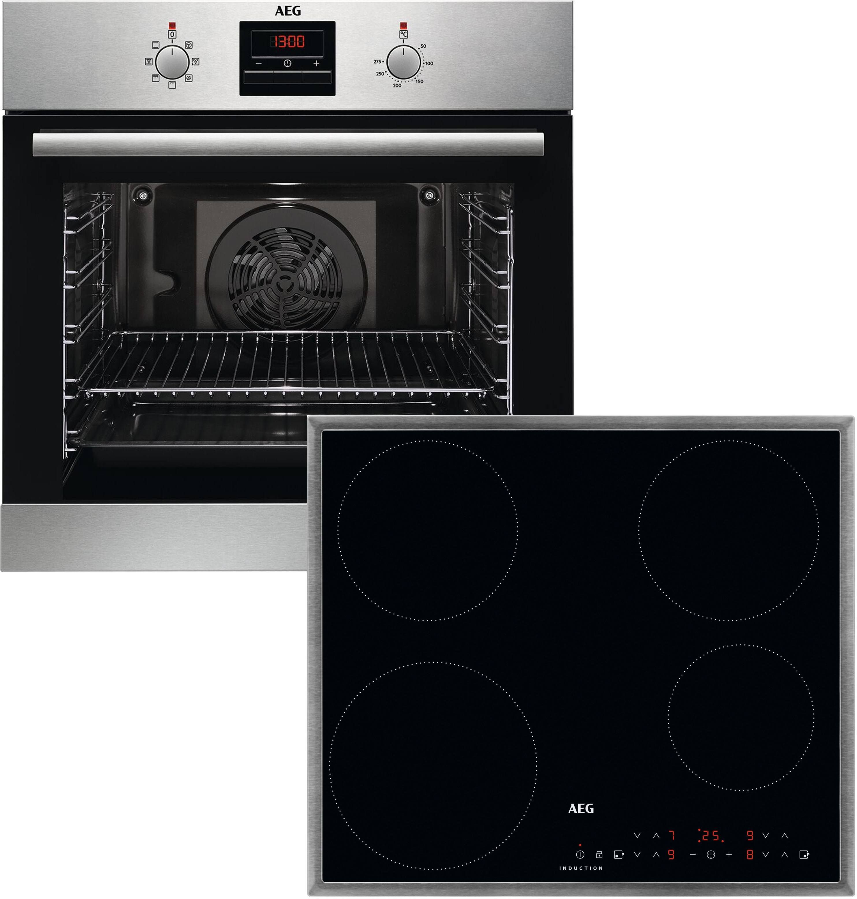 Aeg Backofen-Set »BES33101ZM« mit Teleskopauszug nachrüstbar