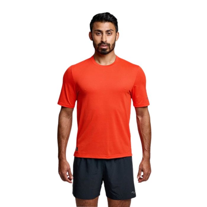 Saucony Herre T-shirts Kinvara SS Tee Orange