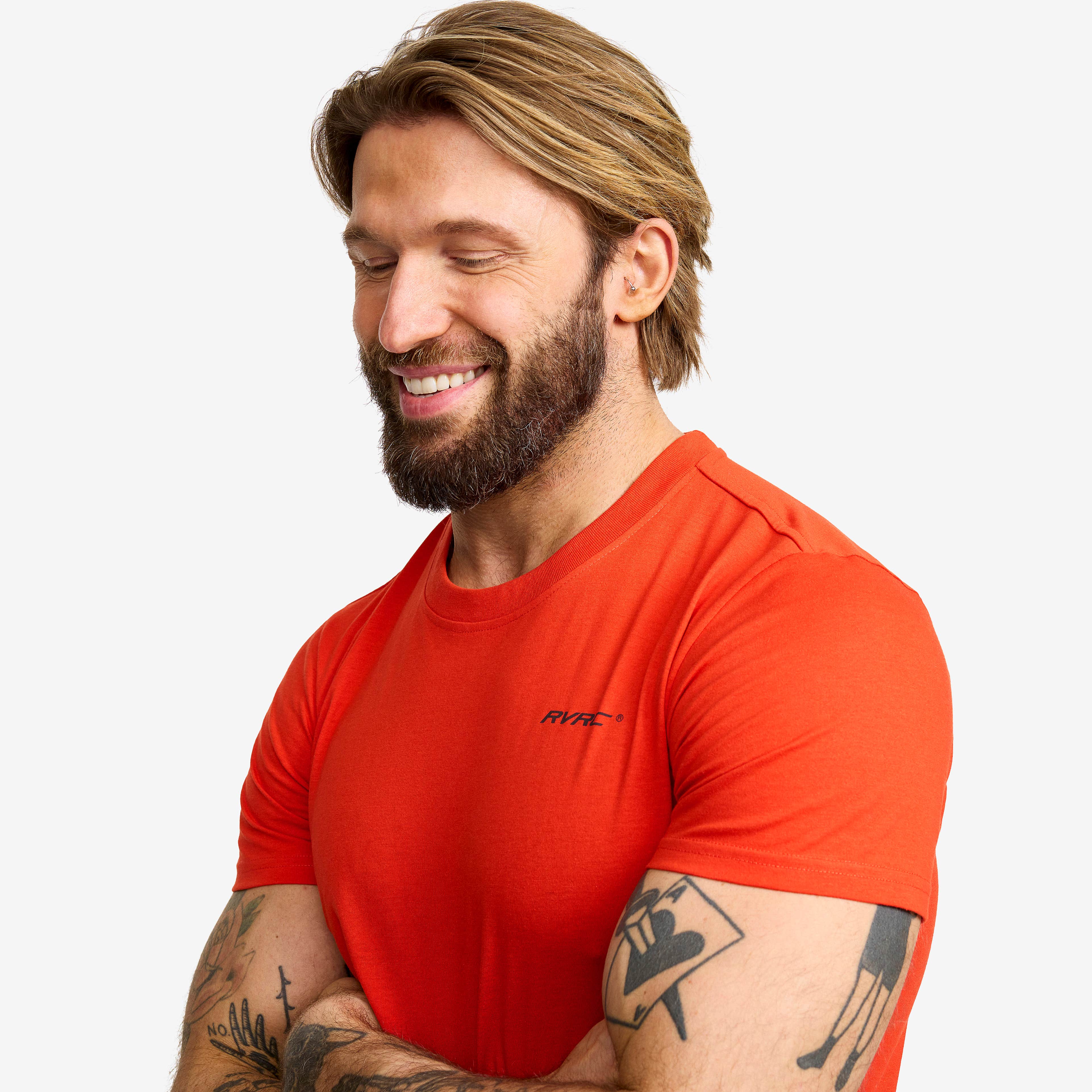 Easy T-shirt Slim Fit Herre Pureed Pumpkin