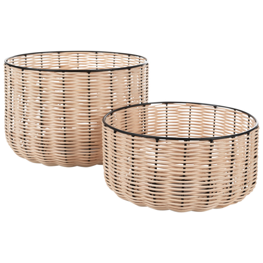 Panier de rangement en osier