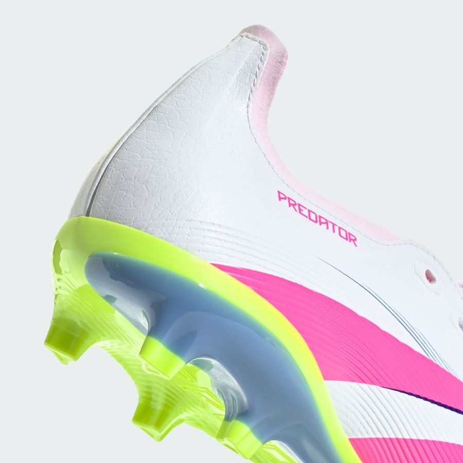 adidas Predator League Fold-over Tongue FG/AG Celestial Victory - Blanc/Lucid Pink/Lucid Lemon