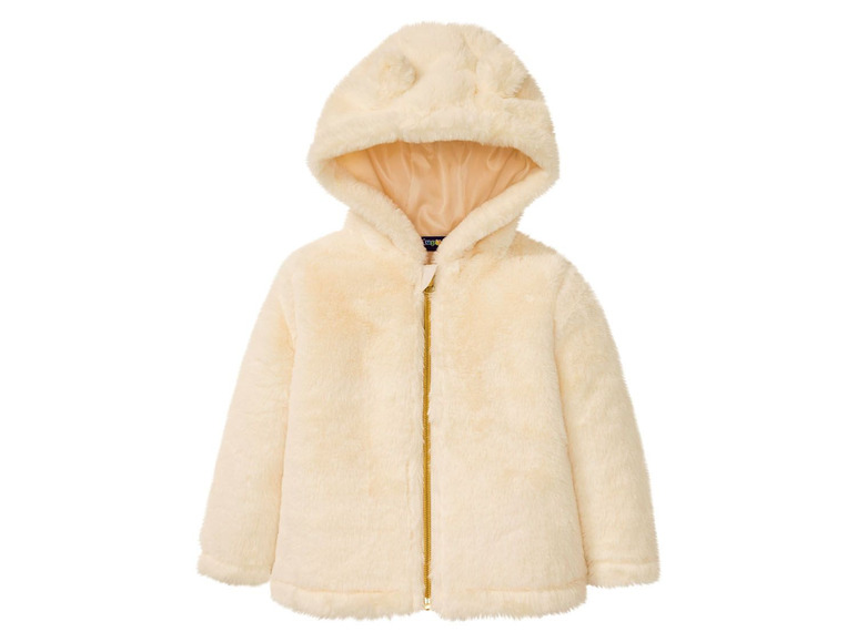 Pluchen jas voor meisjes, polyester