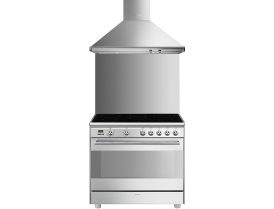 SMEG - Cuisiniere vitroceramique SCD91CMX9