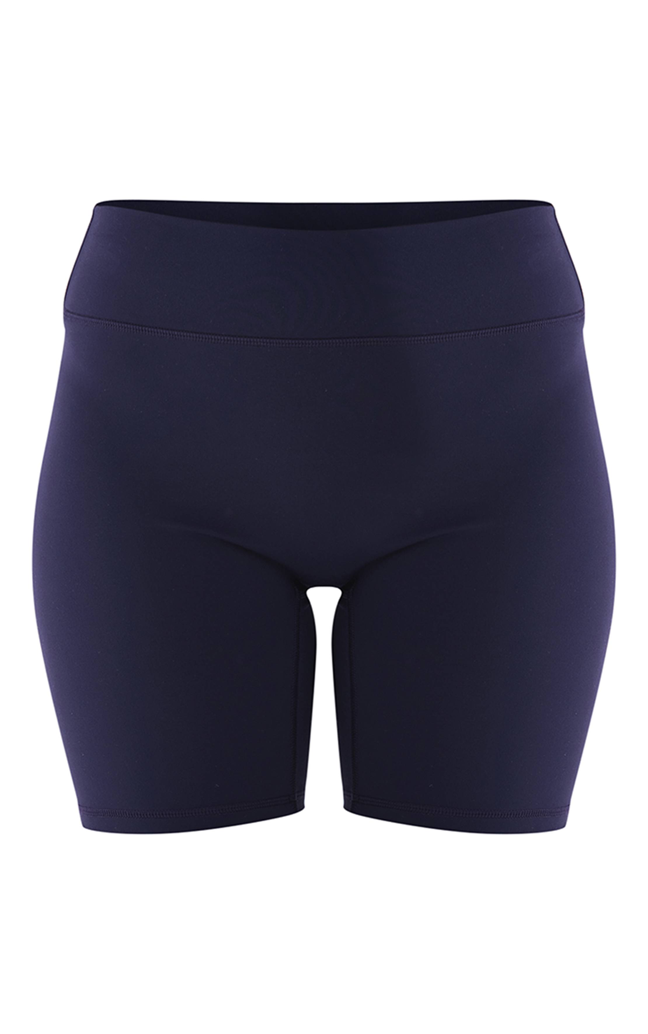 Bleu Marine Short De Sport Taille Haute Ultimate Sculpt