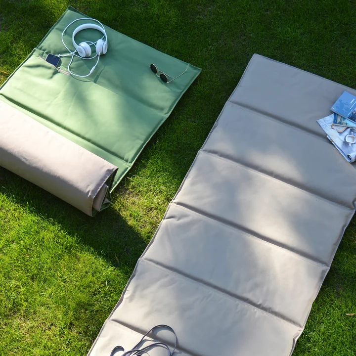 Fiam - Sun Strandmatte, taupe / grau