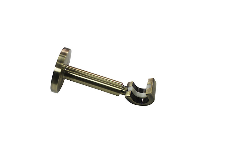 Support pour barre à rideau extensible GoodHome bronze Ø16/19 cm