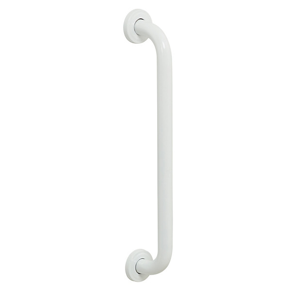 Barre de relèvement droite biska - 40 cm - inox aisi 304 - blanc