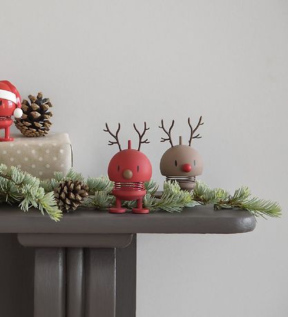 Hoptimist Small Soft Reindeer BumBlå - 9 cm - Berry