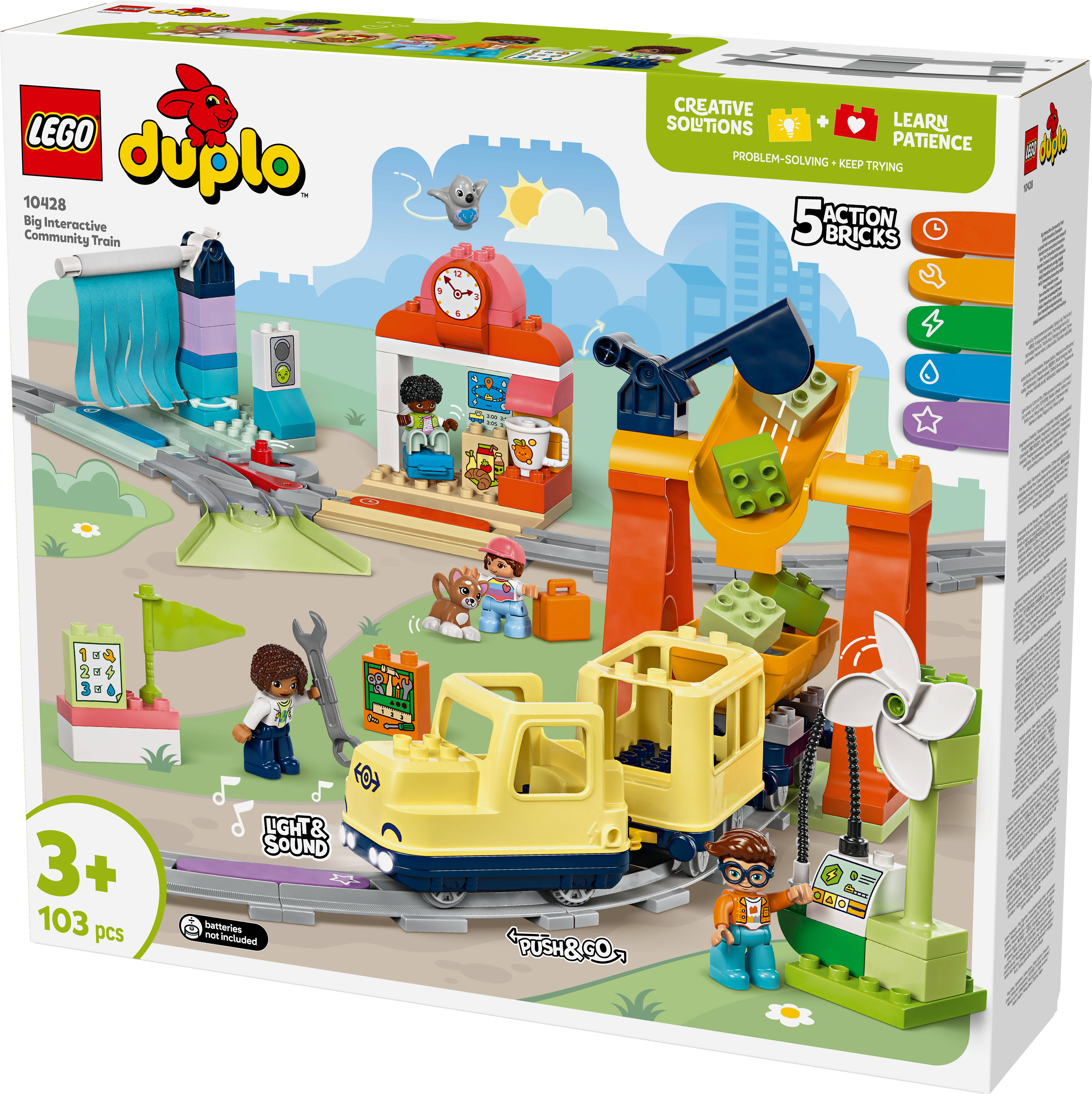 LEGO Stad Grote interactieve buurttrein set 10428