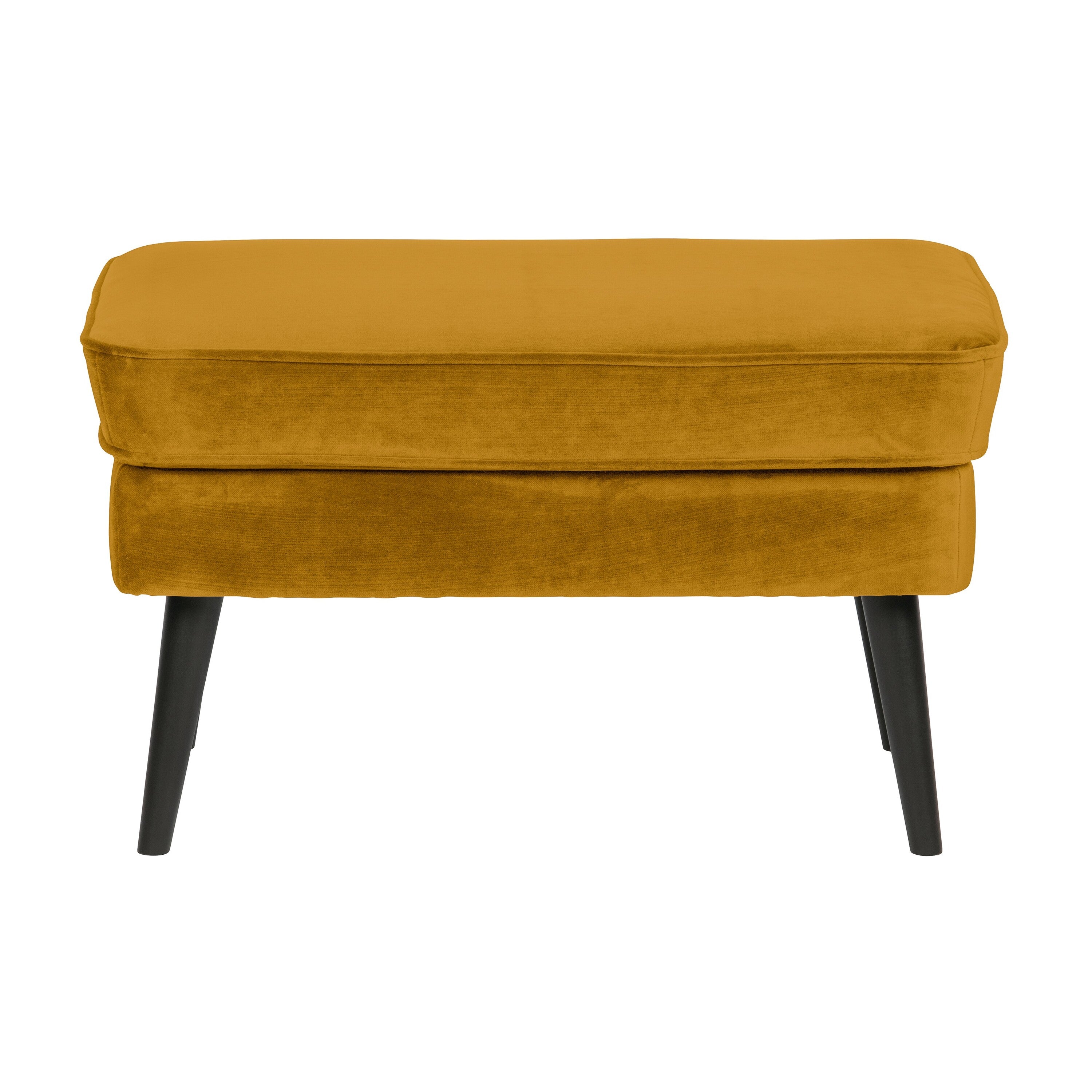 Woood Rocco Hocker - Velvet - Oker