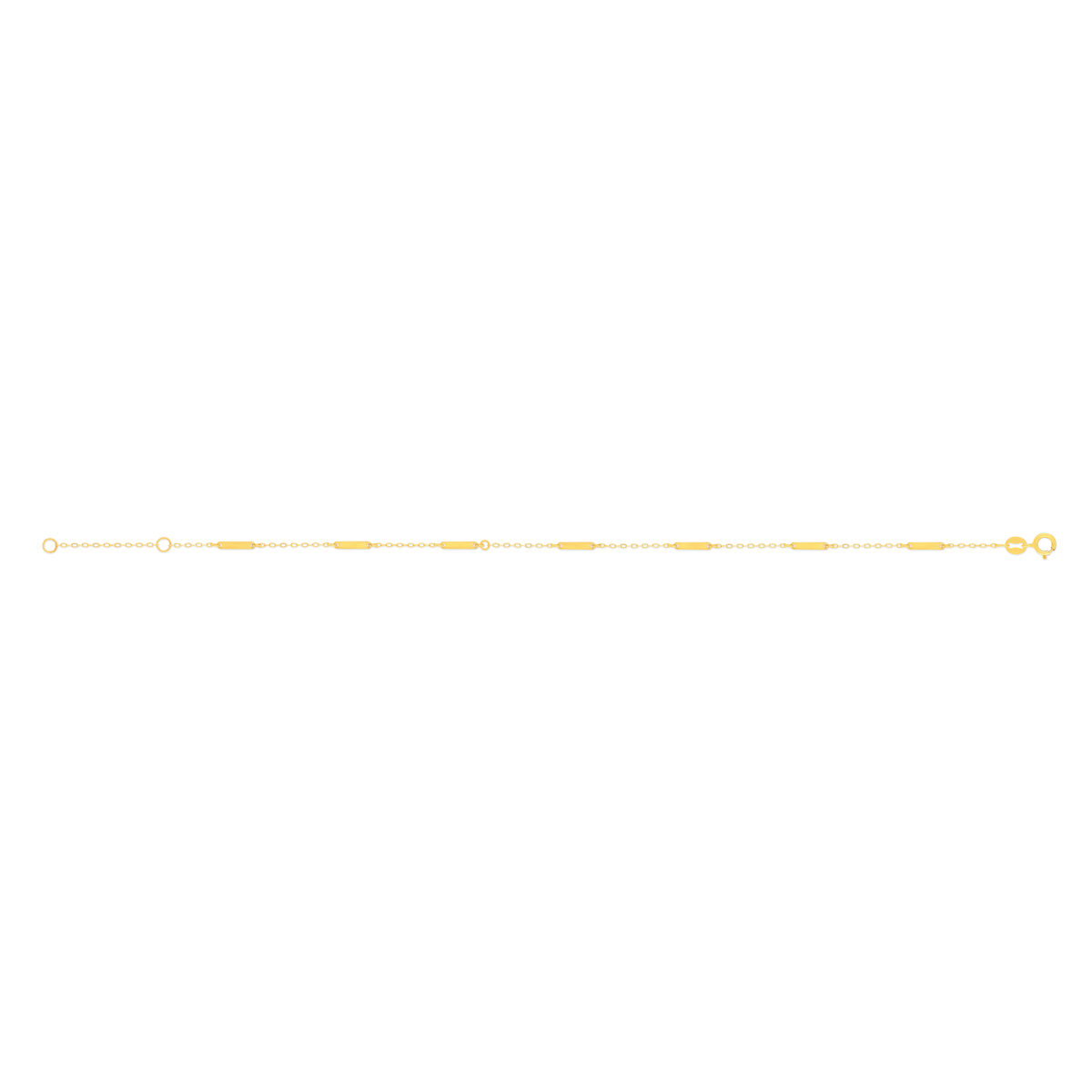 Bracelet or 375 jaune 18.5cm