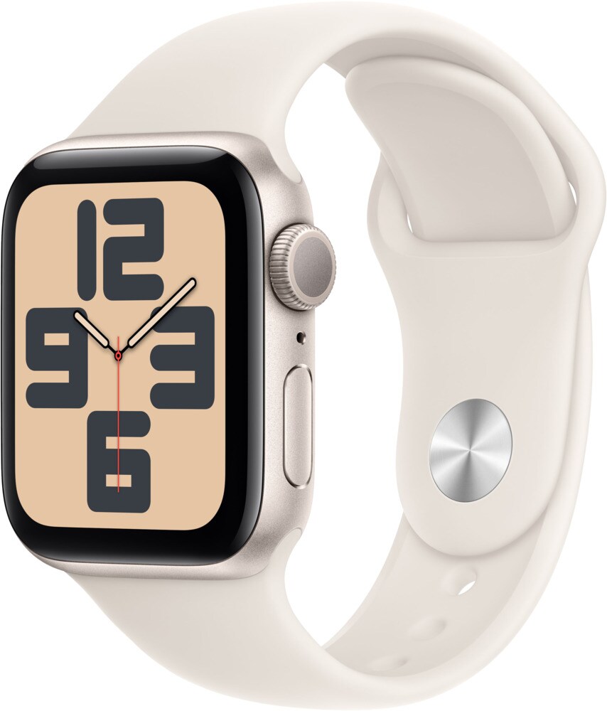 Apple Watch SE GPS 44mm Alu Sport Band polarstern M/L
